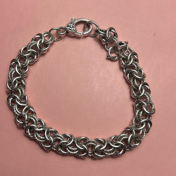 Judith Ripka sterling silver bracelet. For scrap or repair. - Picture 1 of 17